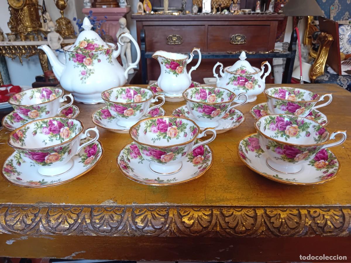 Antig&uuml;edades: Juego de te de porcelana Royal Albert, England 1962