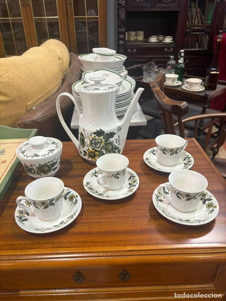 Antig&uuml;edades: JUEGO DE T&Eacute; DE PORCELANA - Foto 2