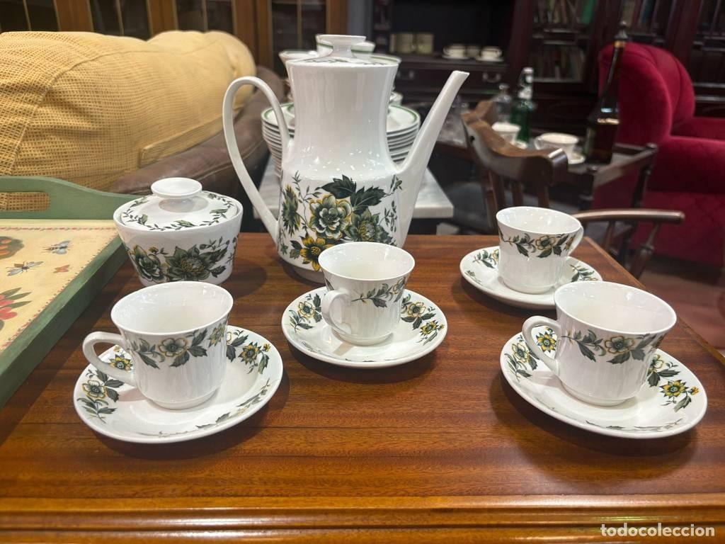 Antig&uuml;edades: JUEGO DE T&Eacute; DE PORCELANA - Foto 3