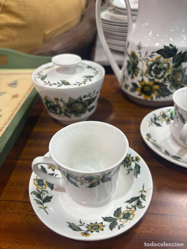 Antig&uuml;edades: JUEGO DE T&Eacute; DE PORCELANA - Foto 4