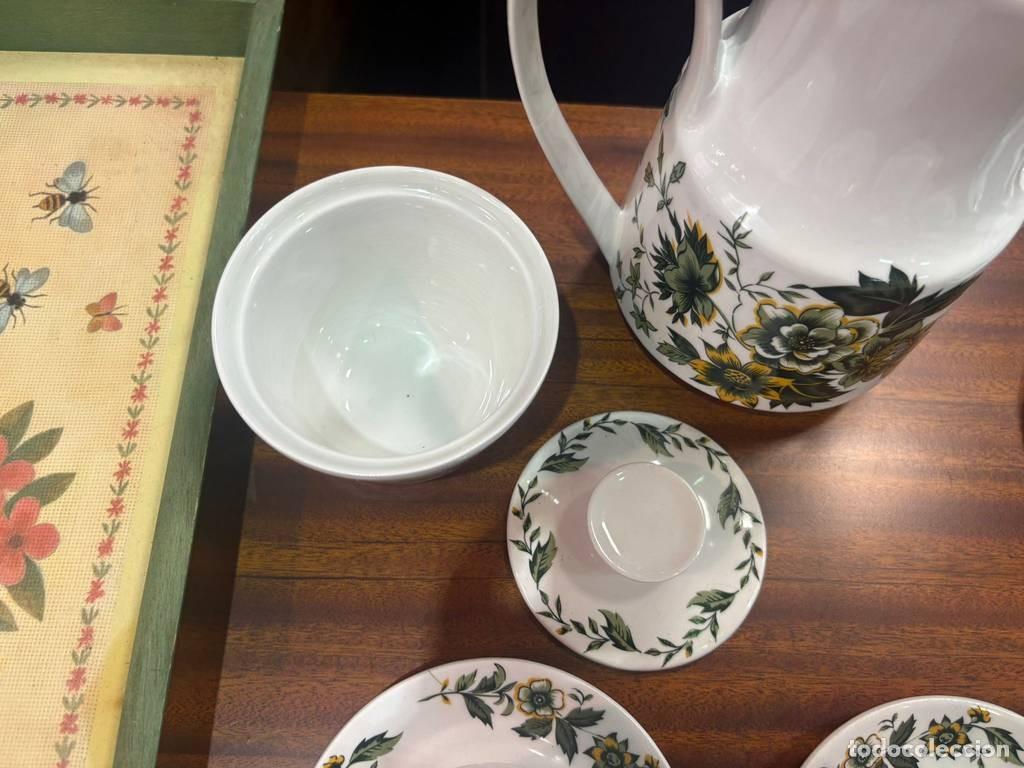 Antig&uuml;edades: JUEGO DE T&Eacute; DE PORCELANA - Foto 5