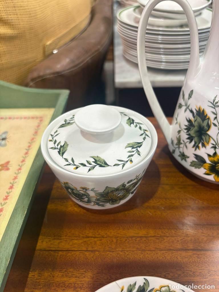 Antig&uuml;edades: JUEGO DE T&Eacute; DE PORCELANA - Foto 6