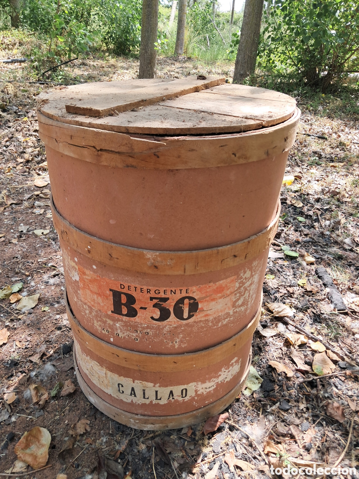 Antig&uuml;edades: Barril detergente B 30 Callao - Foto 2