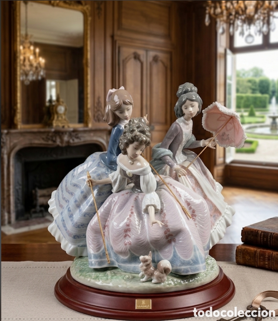 Antiquit&auml;ten: Figura Lladr&oacute; Serie Limitada 'Tres Hermanitas' N&ordm; 1494/3000 (Con fragmentos para resta