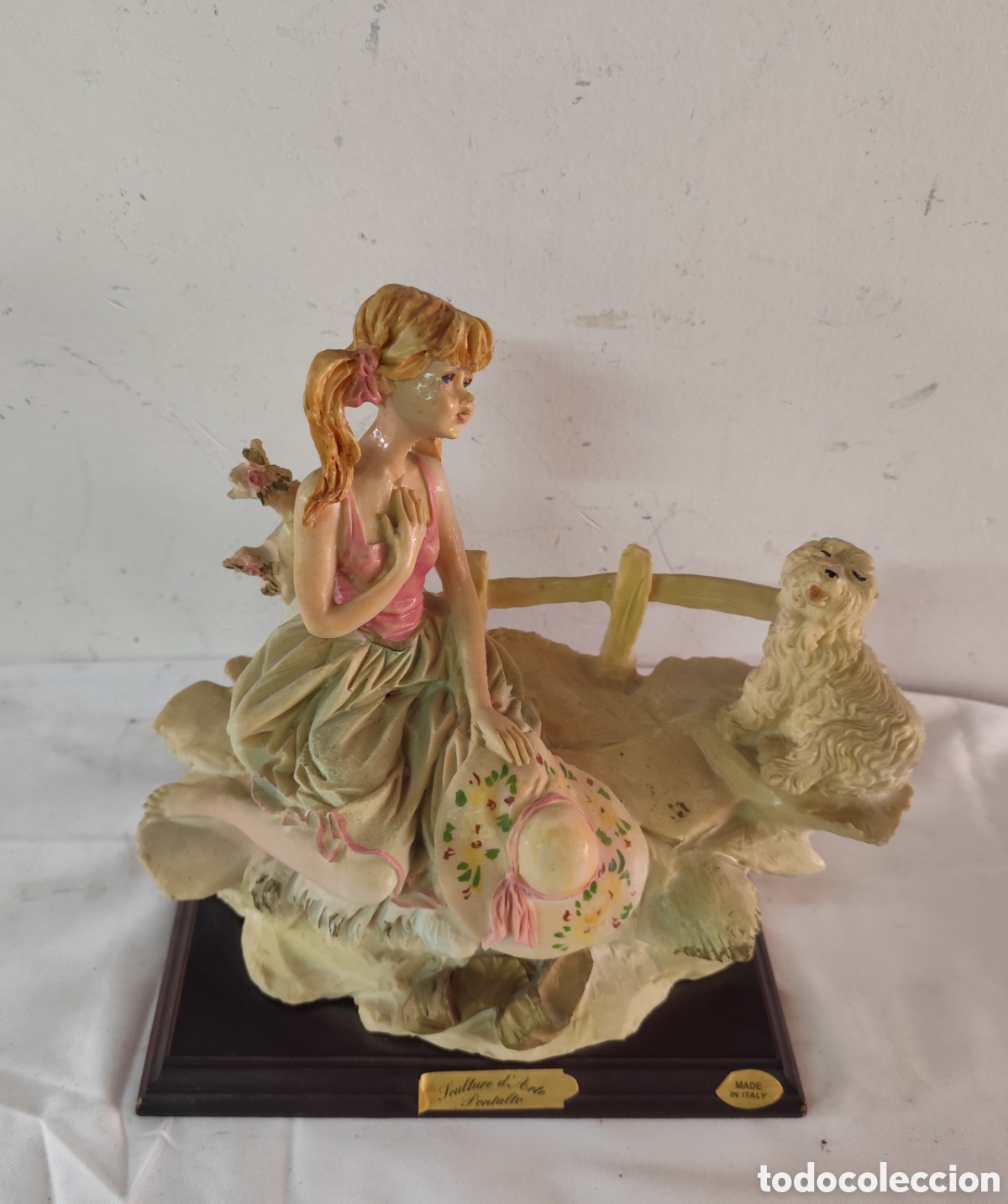 Antig&uuml;edades: Figura cer&aacute;mica Pontalto Made in Italy