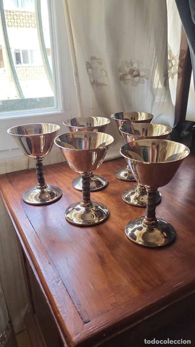 Antig&uuml;edades: Lote 6 C&aacute;lices G&oacute;ticos Hermanos Angulo | Orfebrer&iacute;a Religiosa Espa&ntilde;ola | Metal Plateado | Siglo XX