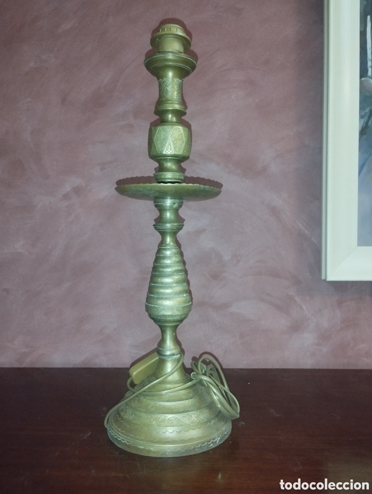 Antig&uuml;edades: Candelabros antiguo de bronce