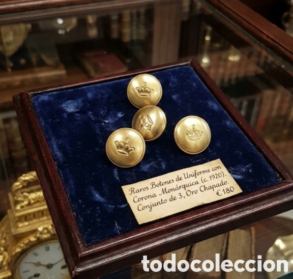 Antig&uuml;edades: Lote de botones de la Armada Espa&ntilde;ola
