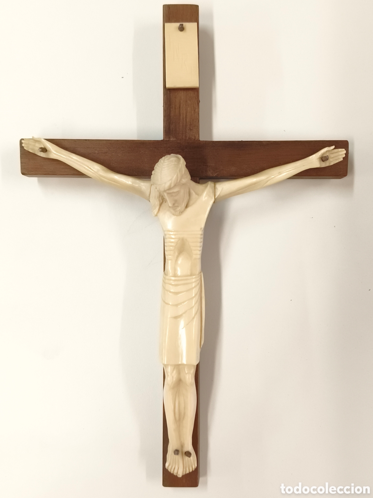 Antig&uuml;edades: Crucifijo Jes&uacute;s Jesucristo Cristo en Marfl