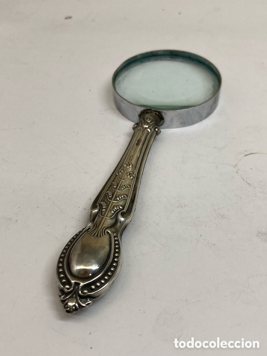Antig&uuml;edades: Lupa de plata antigua