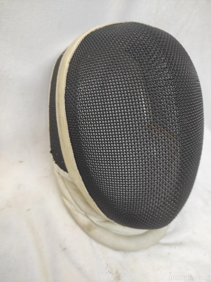 Antiguidades: Careta de esgrima Prieur-Paris, 15 rue de la banque, made in france!