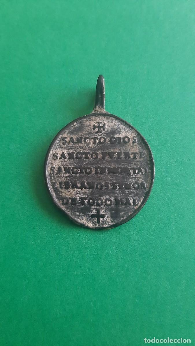 Antig&uuml;edades: (MEDALLA)(S XVII-XVIII) MEDALLA ANTIGUA SAMTISIMA TRINIDAD LEYENDA CASTELLANO ANTIGUO