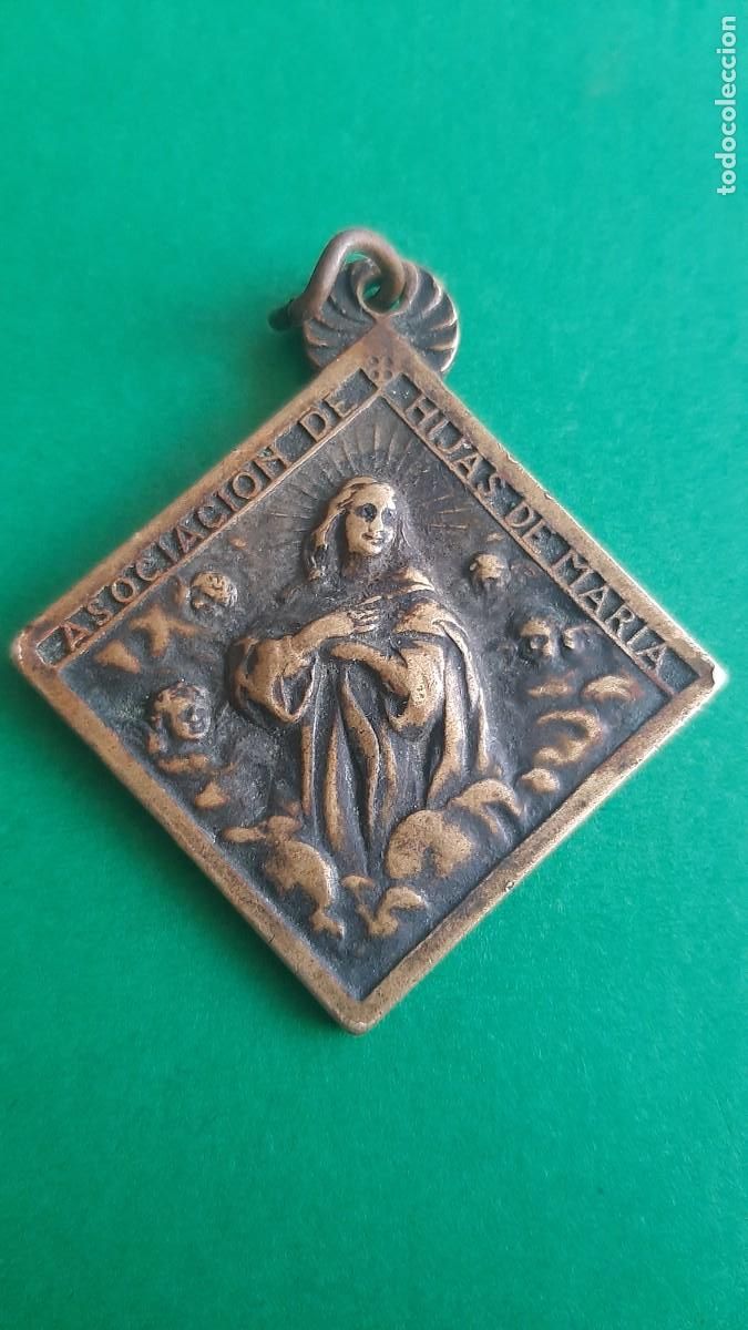 Antig&uuml;edades: (MEDALLA)(S XIX-S XX) MEDALLA ASOCIACI&Oacute;N HIJAS DE MAR&Iacute;A