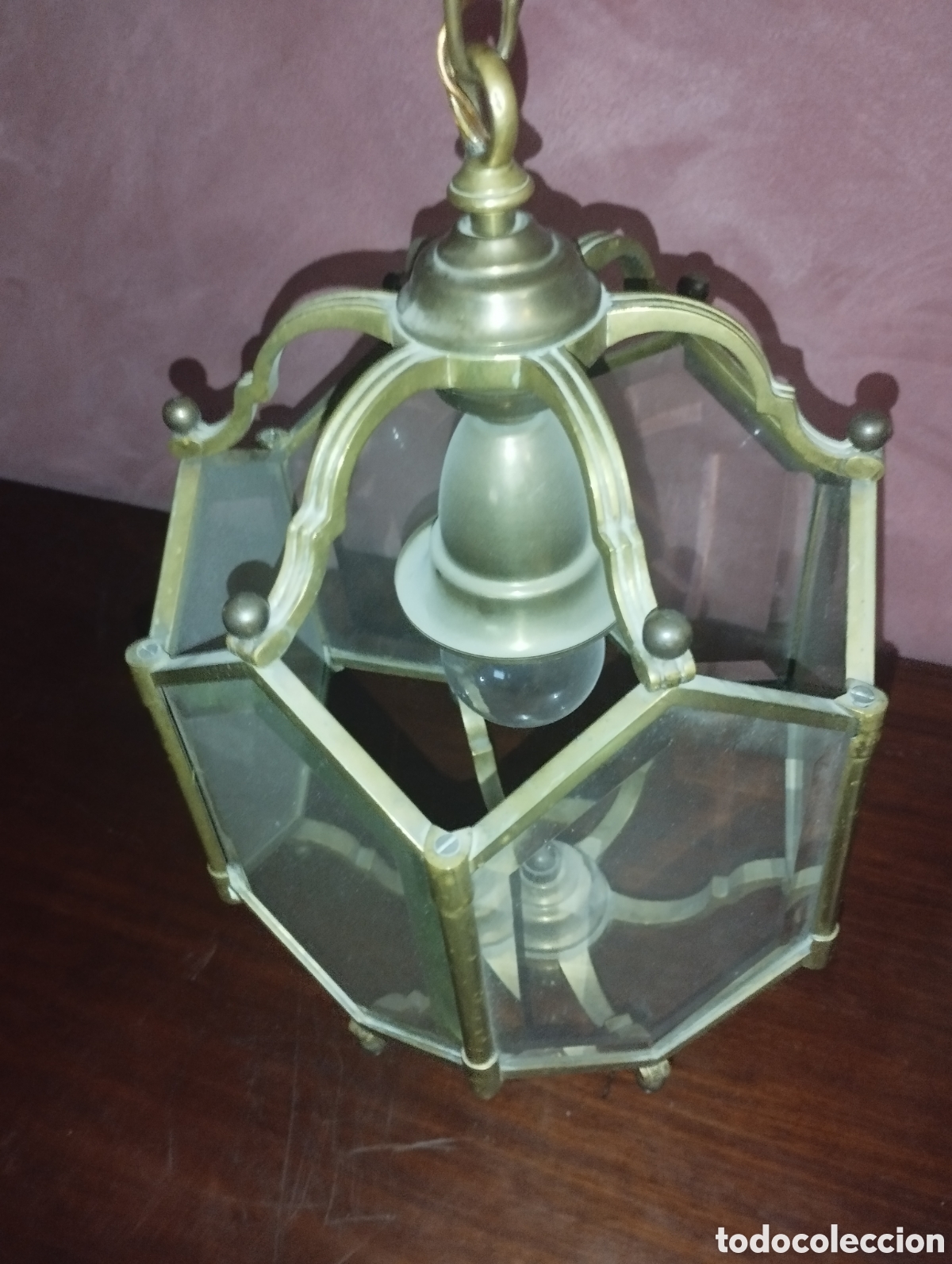 Antig&uuml;edades: Farol de bronce antiguo - Foto 3