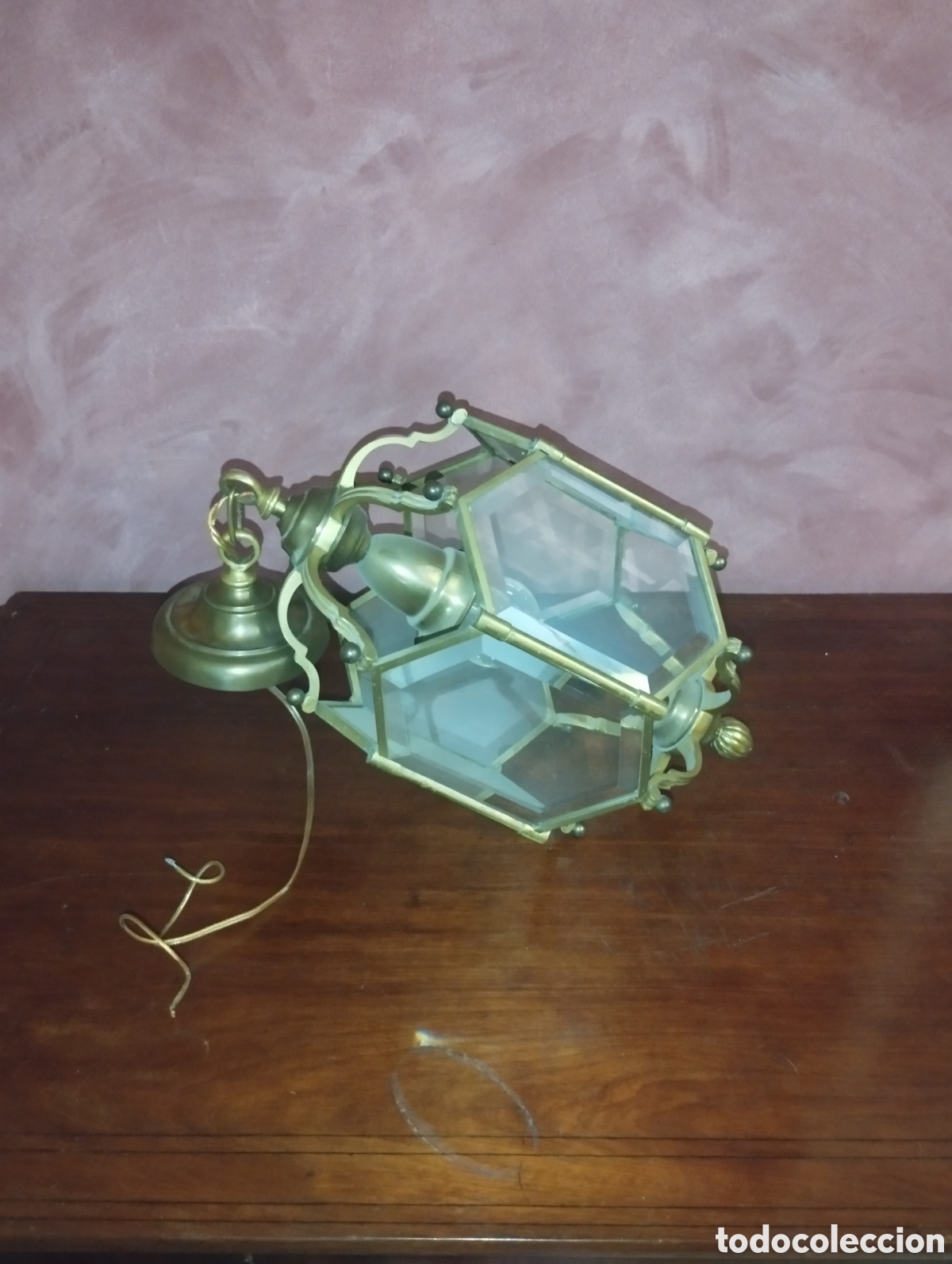 Antig&uuml;edades: Farol de bronce antiguo