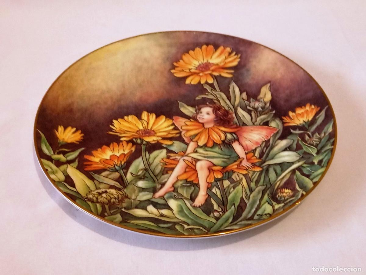 Antig&uuml;edades: Plato decorativo The Marigold Fairy