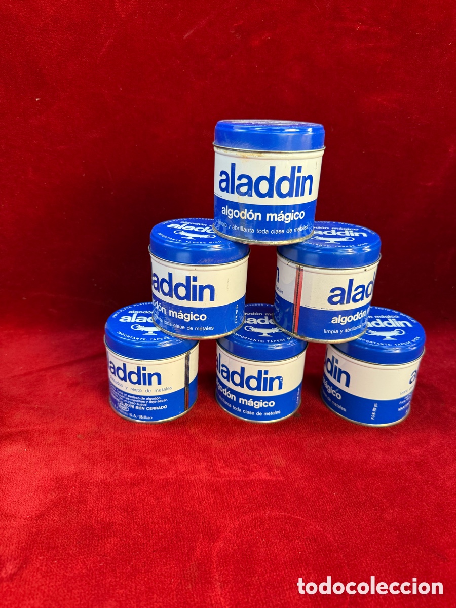 Antig&uuml;edades: Gran lote de limpia plata sin abrir,Aladdin!