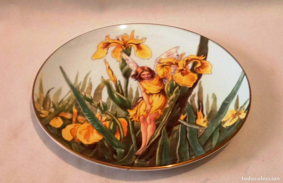Antig&uuml;edades: Plato decorativo &rdquo;The Iris Fairy&rdquo;