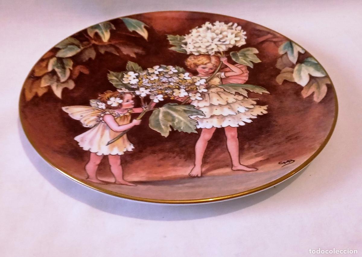 Antig&uuml;edades: Plato decorativo &rdquo;The Guelder Rose Fairy&rdquo;