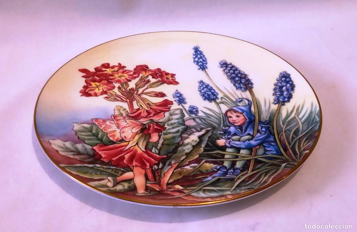 Antig&uuml;edades: Plato decorativo &rdquo;The Polyanthus Fairy&rdquo;