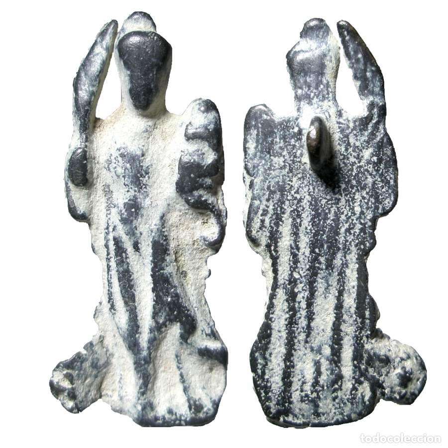 Antig&uuml;edades: San Antonio, medalla figurada, siglo XVIII. 925-M