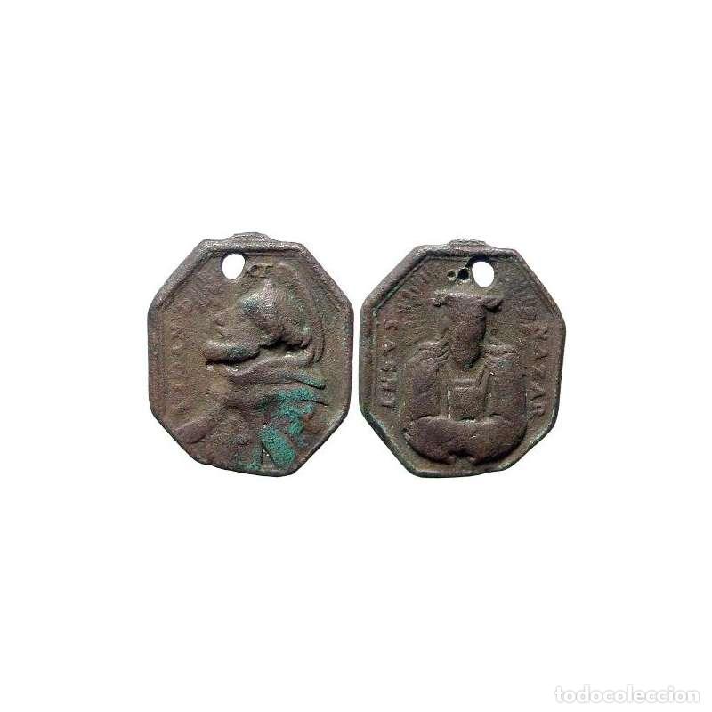 Antig&uuml;edades: San Juan de Dios y Jes&uacute;s el Nazareno, siglo XVIII, 17 mm. 956-M
