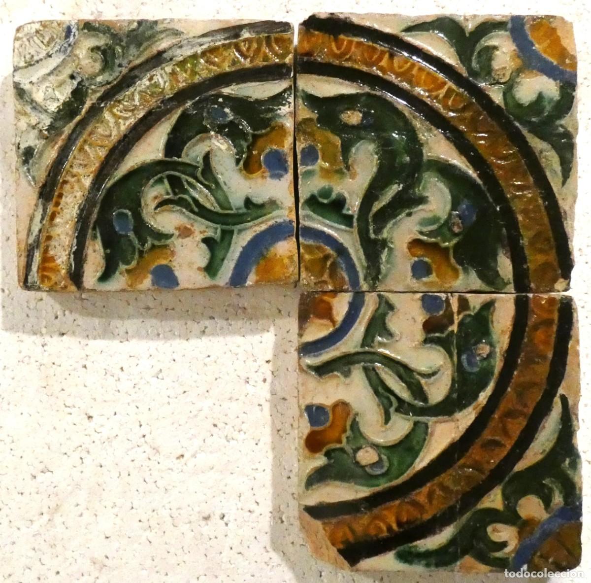 Antig&uuml;edades: Azulejo, Azulejos Espa&ntilde;ol Sevilla siglo 16