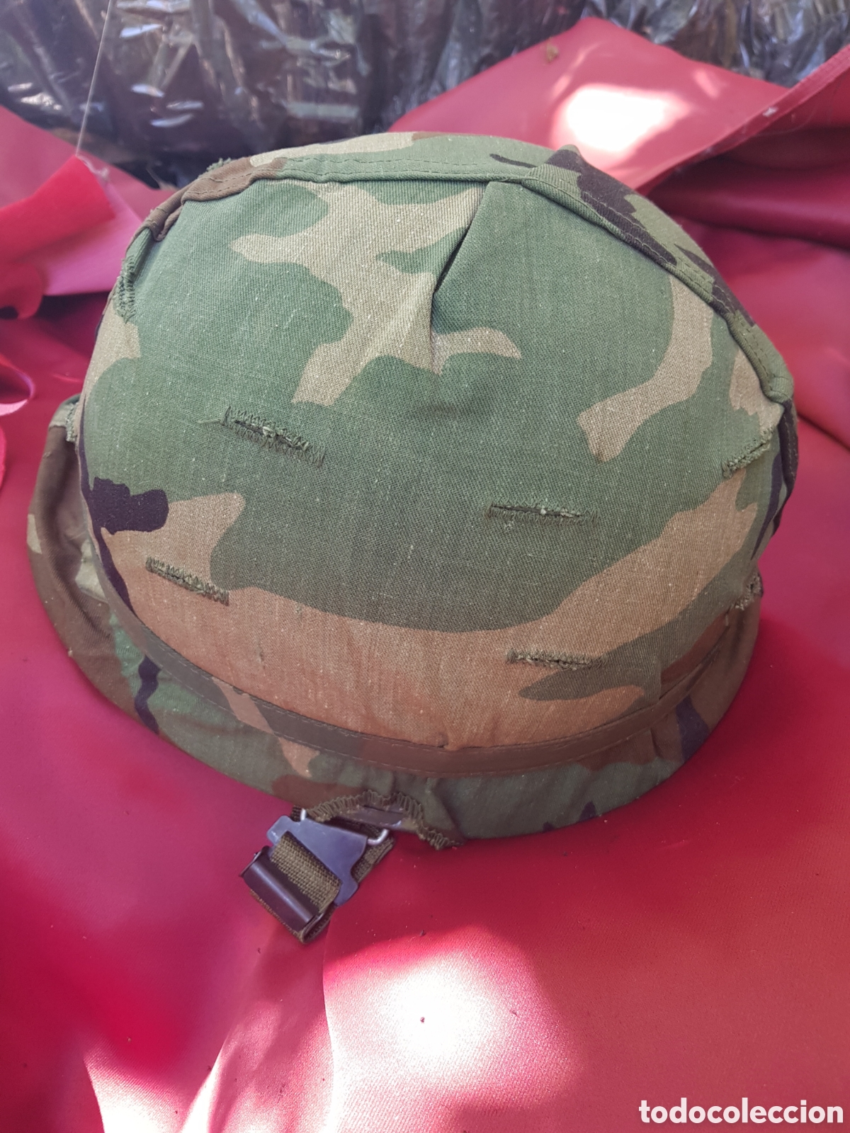 Antig&uuml;edades: ANTIGUO CASCO M1 DE LOS MARINES AMERICANOS VIETNAM