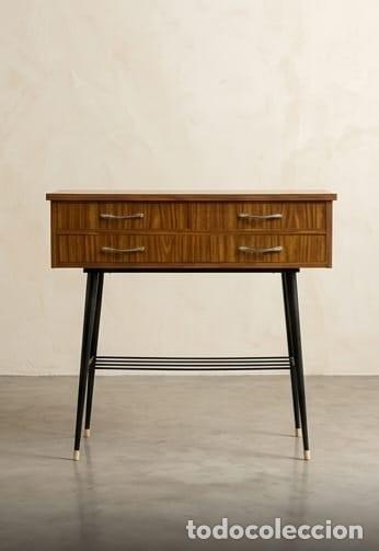 Oggetti Antichi: Consola Recibidor Vintage Estilo Mid-Century Modern - A&ntilde;os 60 Original