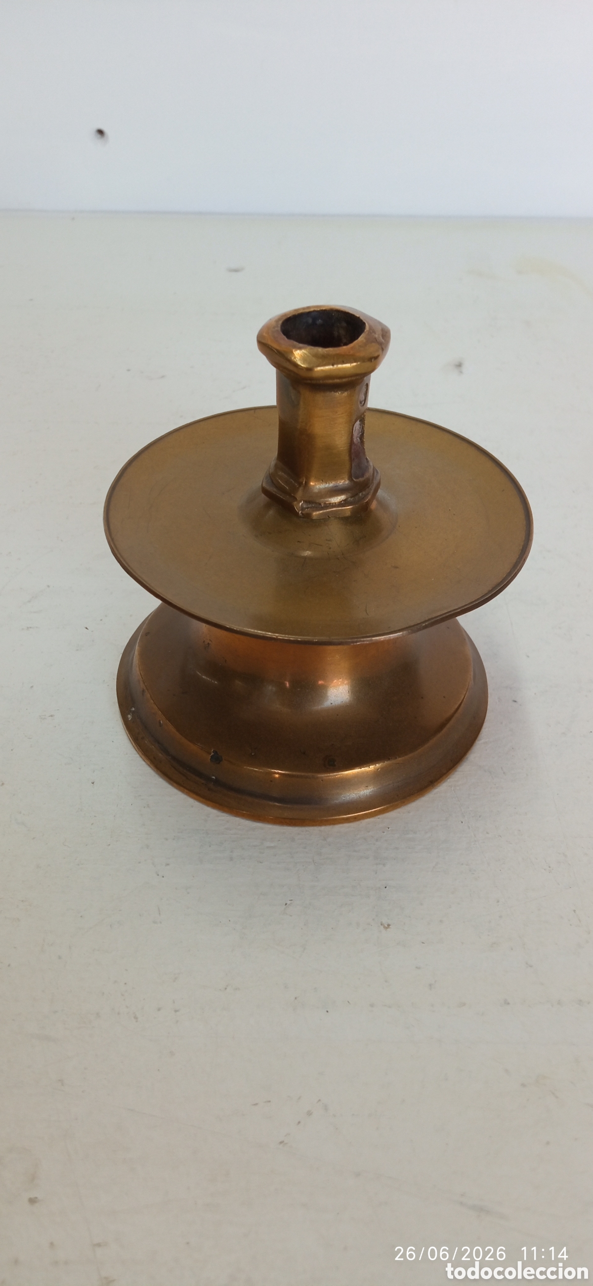 Antig&uuml;edades: Candelabro de carrete - Foto 2