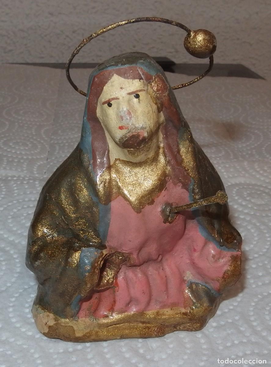 Antig&uuml;edades: VIRGEN DOLOROSA,TERRACOTA,FINALES DEL SIGLO XIX