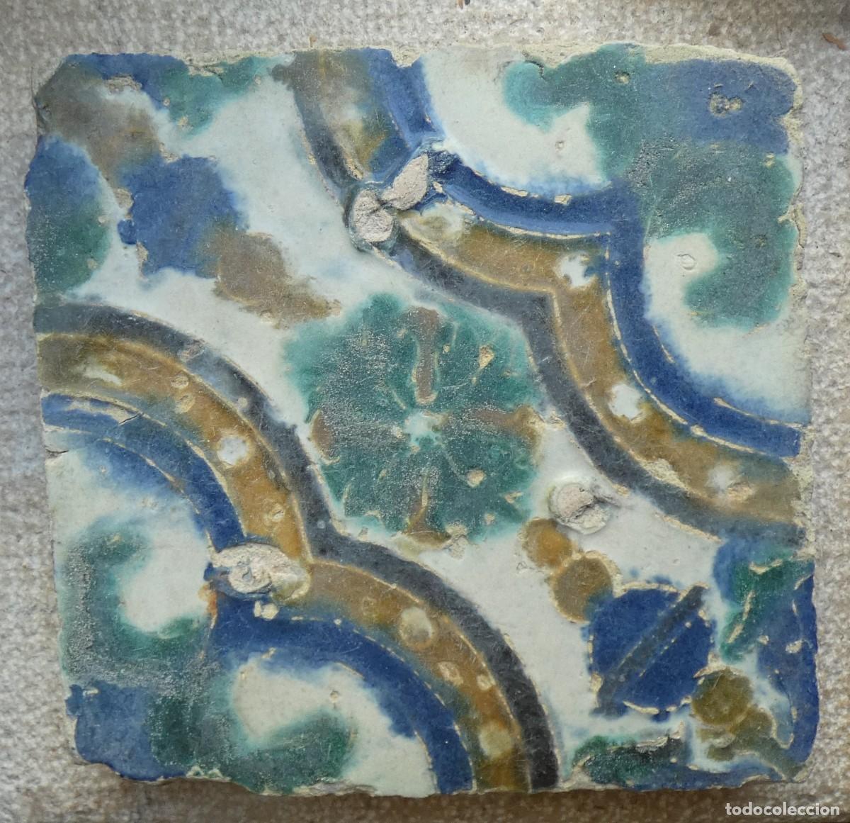 Antig&uuml;edades: Azulejo, Azulejos Espa&ntilde;ol, Toledo siglo 16