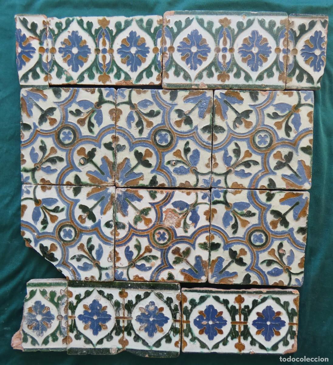 Antig&uuml;edades: Azulejo, Azulejos Espa&ntilde;ol, Toledo siglo 16/17