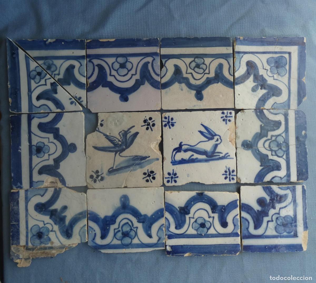 Antig&uuml;edades: Azulejo, Azulejos Portugal siglo 18/19