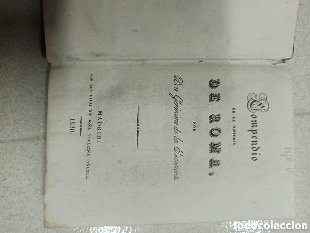 Antig&uuml;edades: Compendio de la historia de Roma