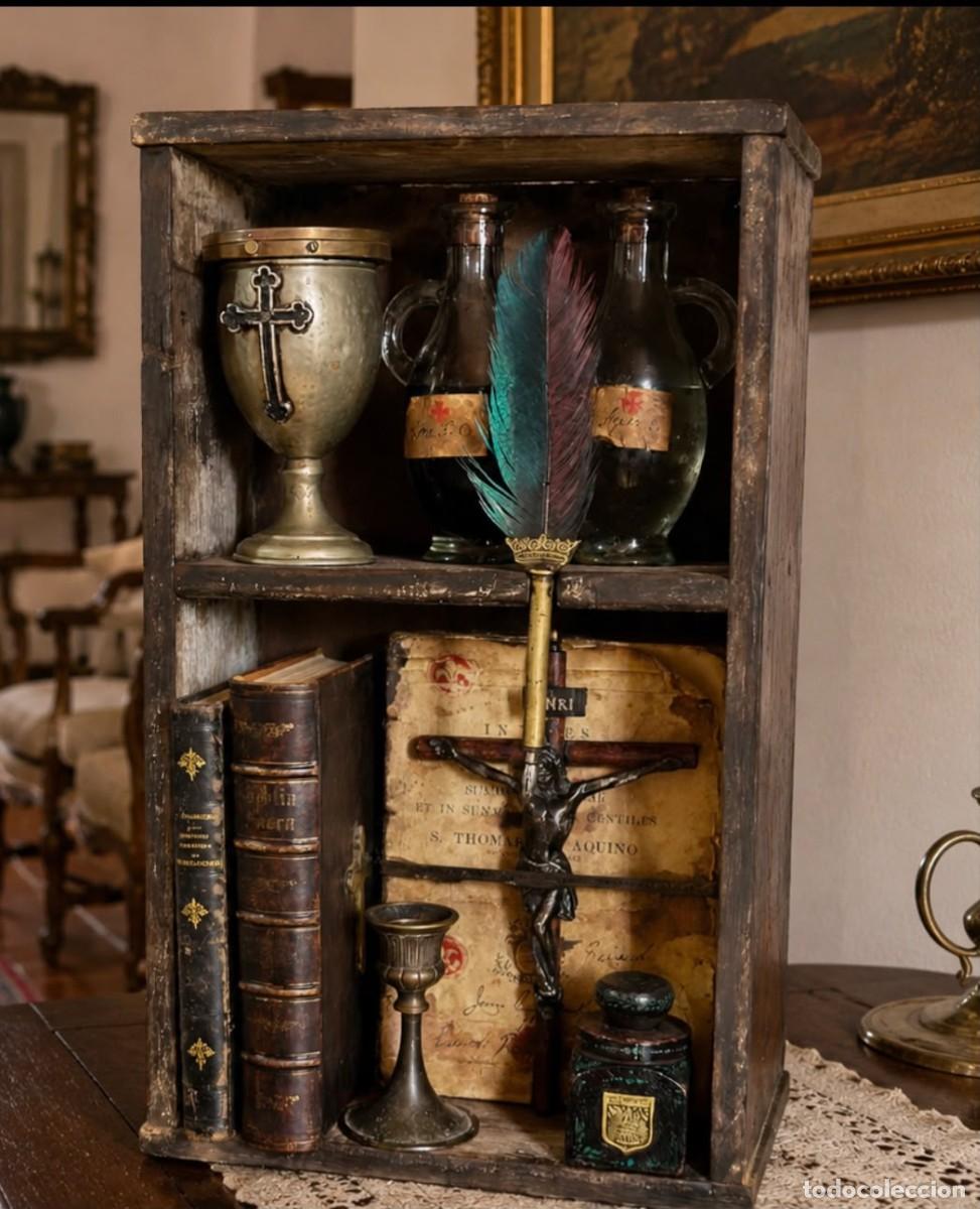 Antig&uuml;edades: RARO Y MISTERIOSO EQUIPO RELIGIOSO FINALES DE 1800