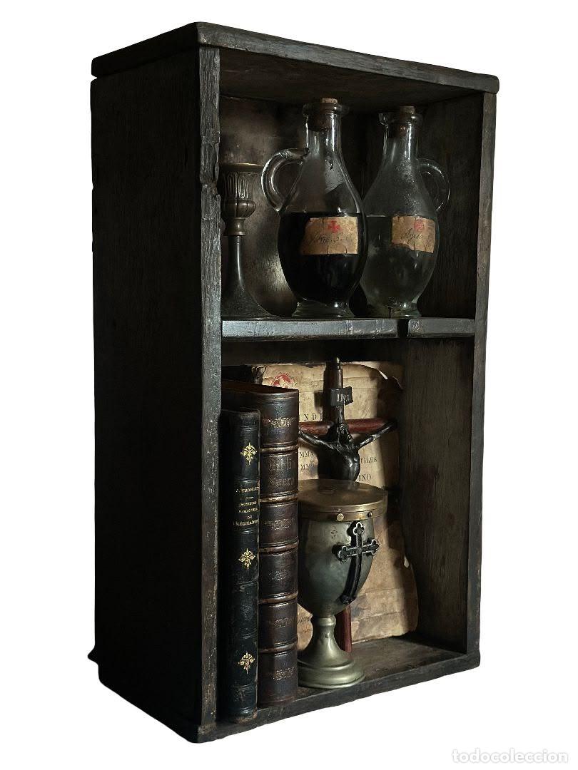 Antig&uuml;edades: RARO Y MISTERIOSO EQUIPO RELIGIOSO FINALES DE 1800 - Foto 5