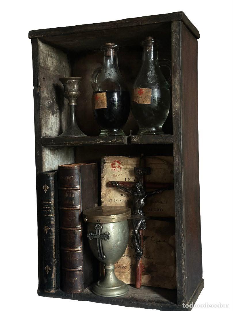 Antig&uuml;edades: RARO Y MISTERIOSO EQUIPO RELIGIOSO FINALES DE 1800 - Foto 8