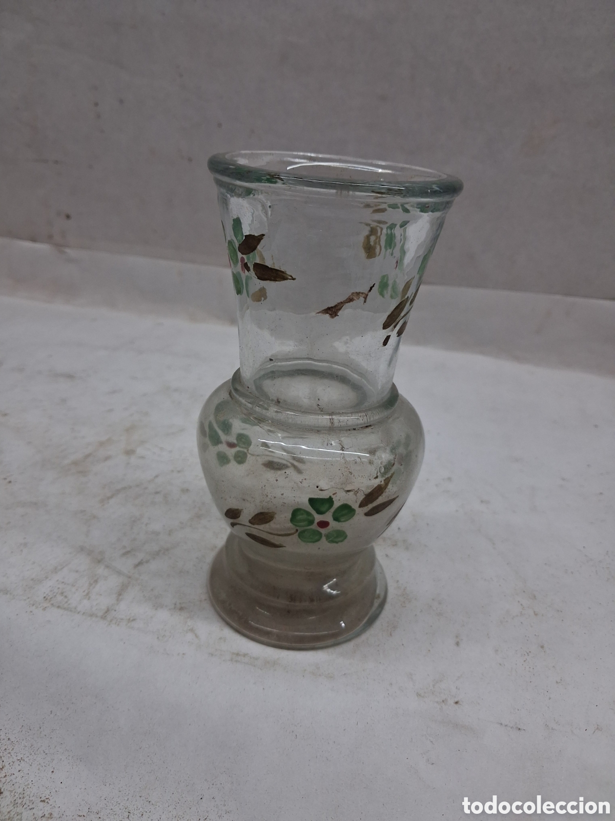 Antig&uuml;edades: peque&ntilde;o jarr&oacute;n cristal - Foto 1