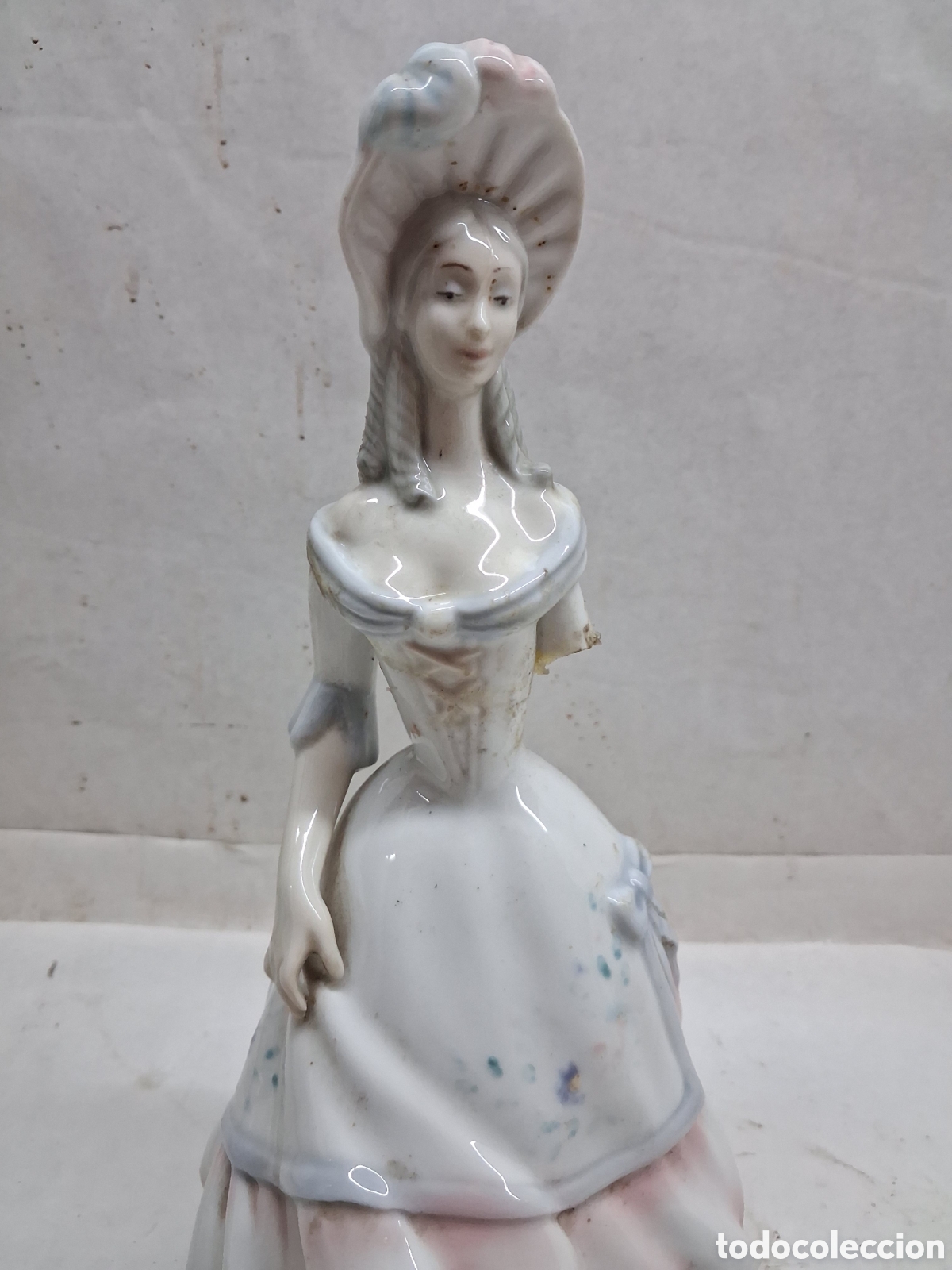 Antig&uuml;edades: dama porcelana tengra - Foto 2