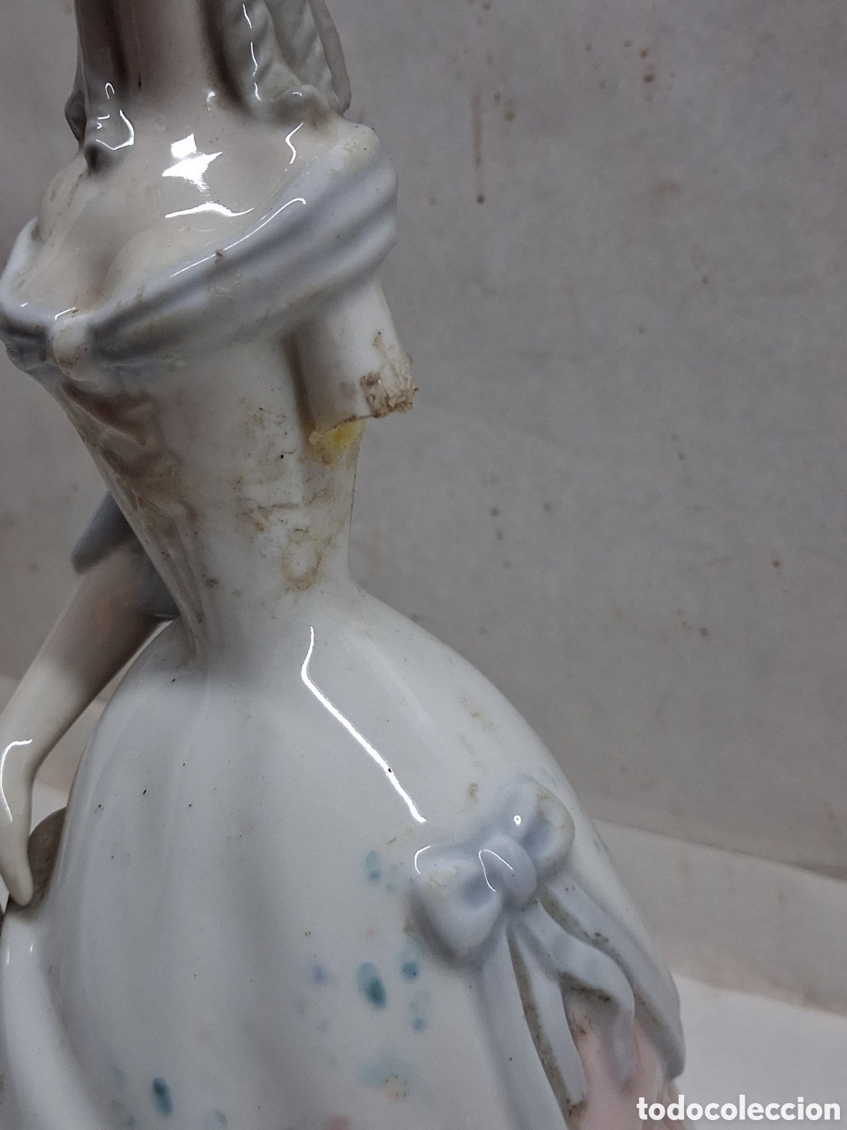 Antig&uuml;edades: dama porcelana tengra - Foto 3