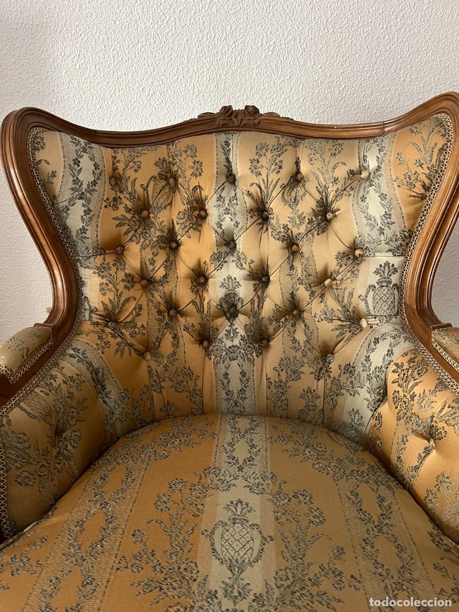 Antig&uuml;edades: DOS BUTACAS Y SOFA COMPA&Ntilde;ERO