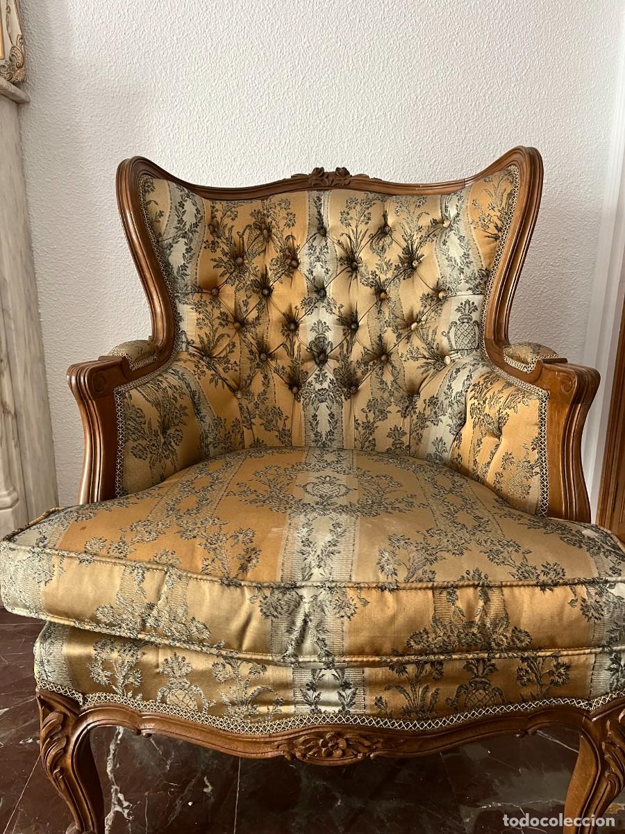 Antig&uuml;edades: DOS BUTACAS Y SOFA COMPA&Ntilde;ERO - Foto 2