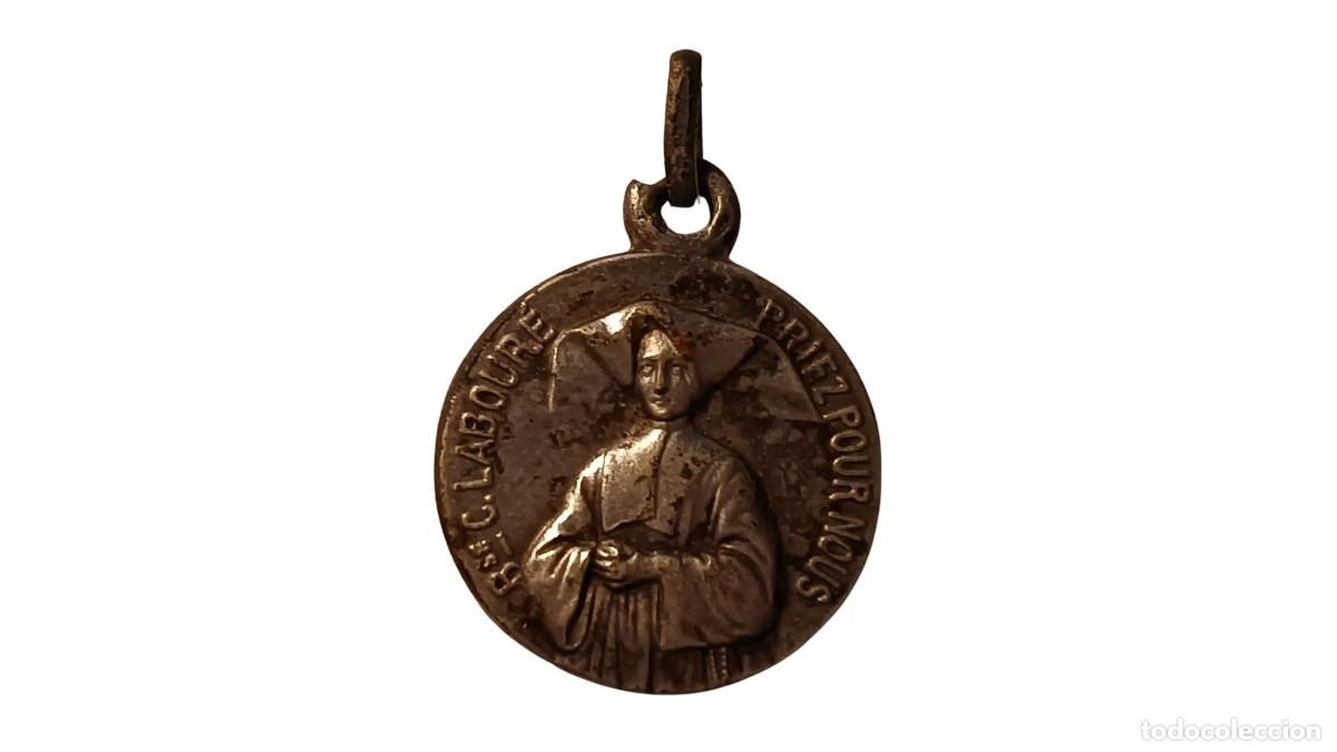 Antig&uuml;edades: MEDALLA MILAGROSA FRANCESA EN PLATA - VIRGEN INMACULADA Y BEATA CATALINA LABOUR&Eacute; - A&Ntilde;OS 30/40