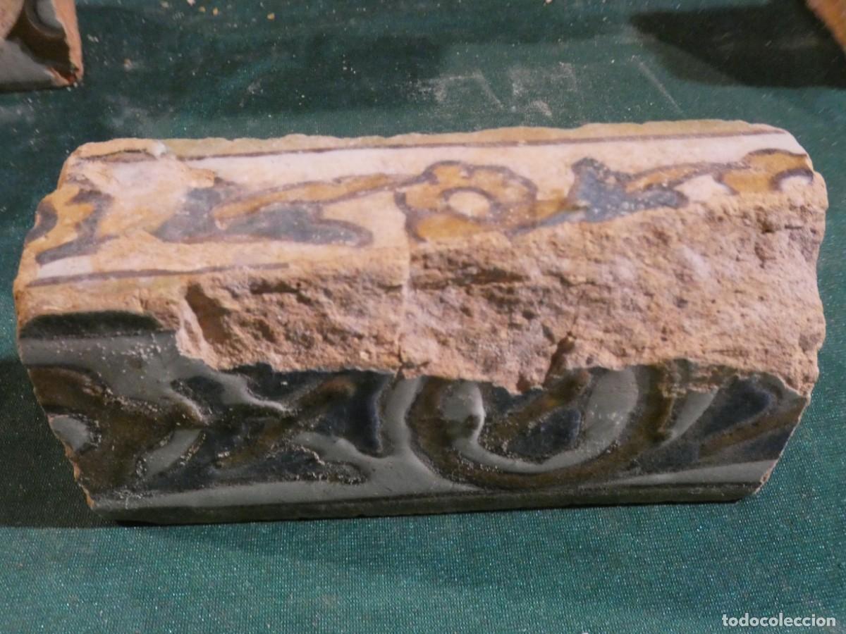 Antig&uuml;edades: Azulejo Espa&ntilde;ol, Toledo Alizar Cuerda seca siglo 16