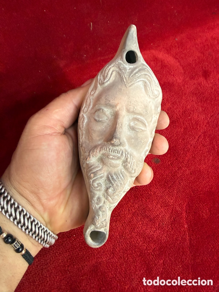 Antig&uuml;edades: Preciosa y muy decorativa lucerna-lampara romana!