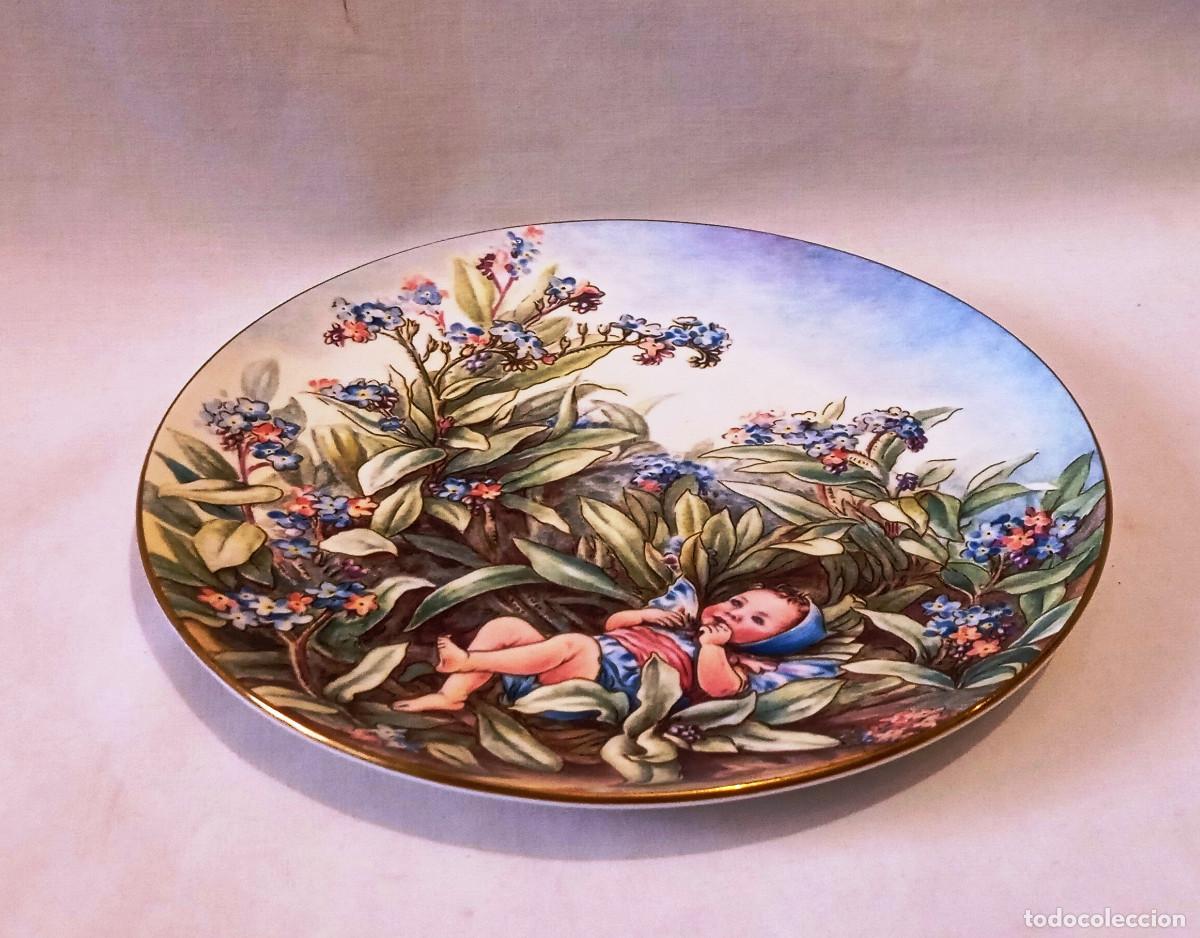 Antig&uuml;edades: Plato decorativo &rdquo;The Forget-Me-Not Fairy&rdquo;