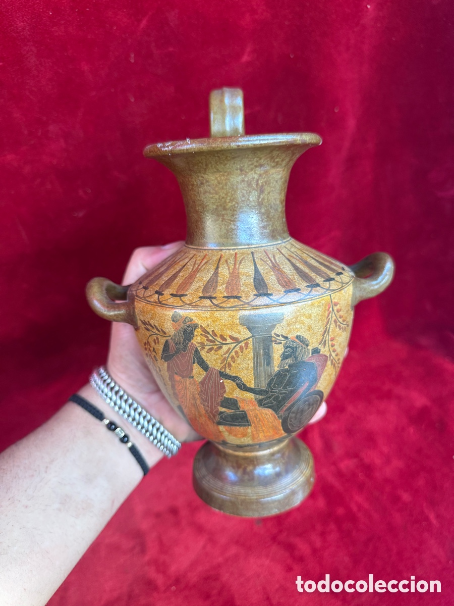 Antig&uuml;edades: Preciosa Hidria de Ceramica,Arte Griego!Firmada!