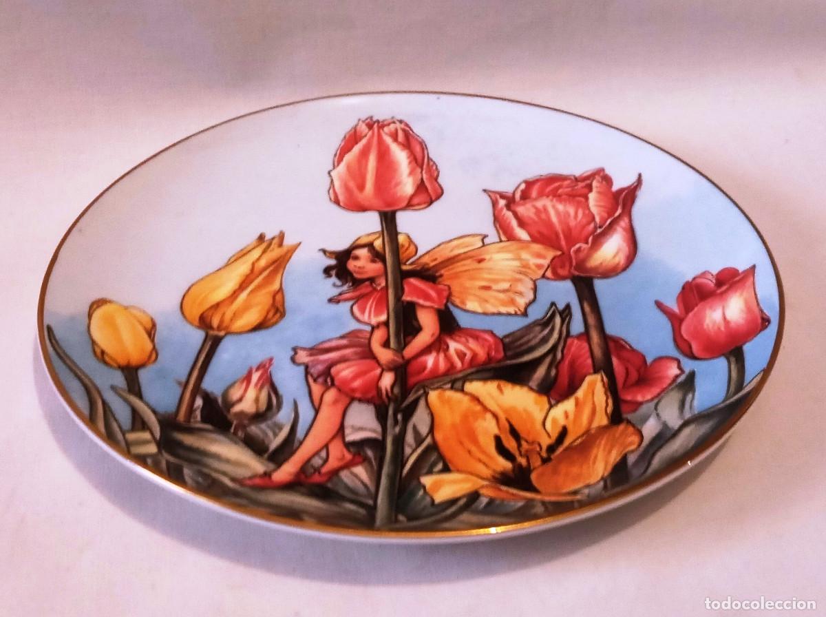 Antig&uuml;edades: Plato decorativo &rdquo;The Tulip Fairy&rdquo;