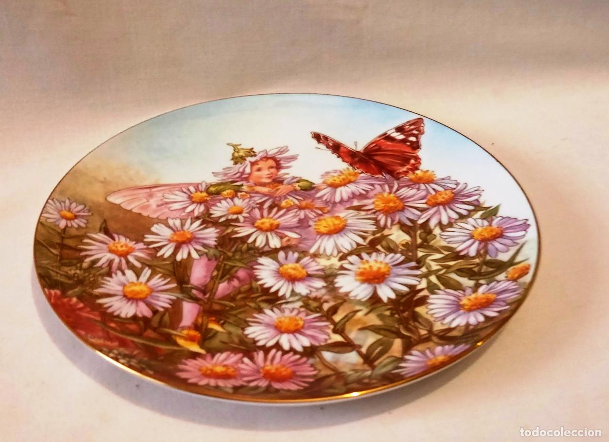 Antig&uuml;edades: Plato decorativo &rdquo;The Michaelmas Daisy Fairy&rdquo;